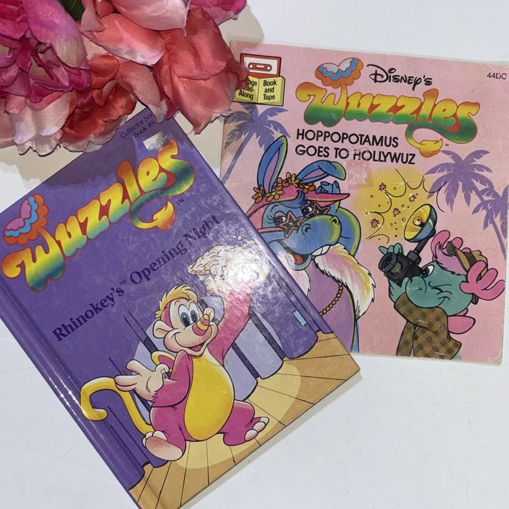 WUZZLES BOOK 1980s wuzzel book Wizzles Books WALT DISNEY WUZZLES BOOKS